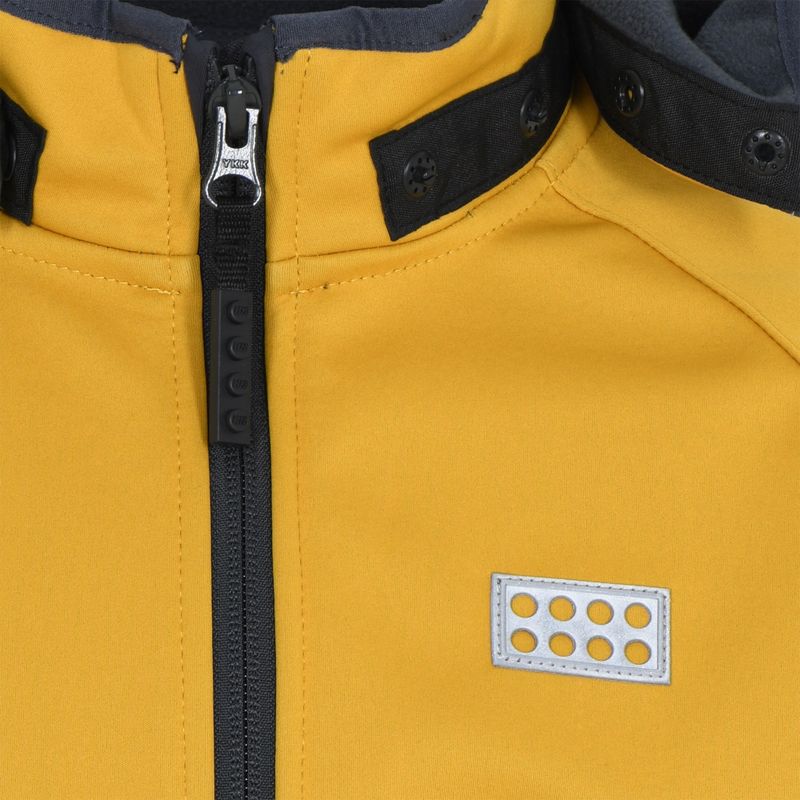 Giacca softshell per bambini LEGO Lwsky 764 giallo 3