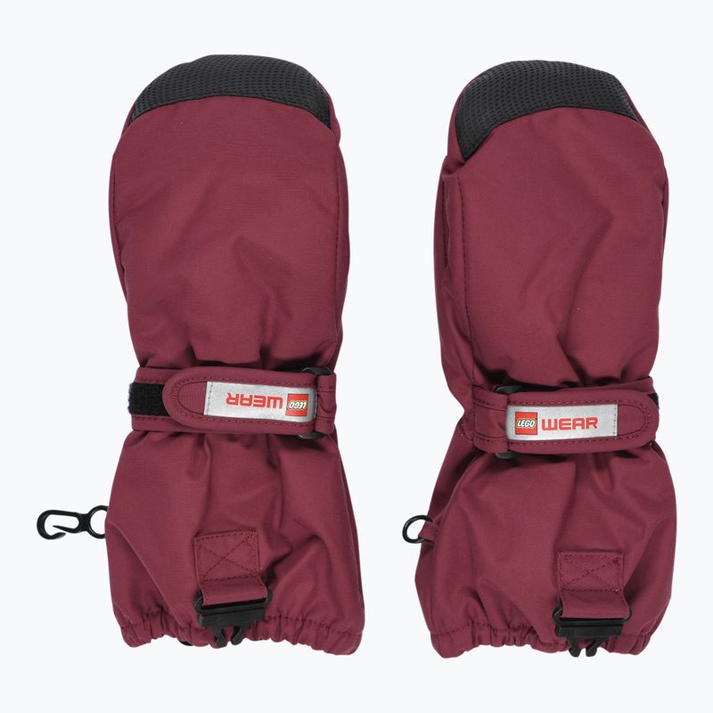 Guanti da sci per bambini LEGO Lwatlin 706 bordeaux 7