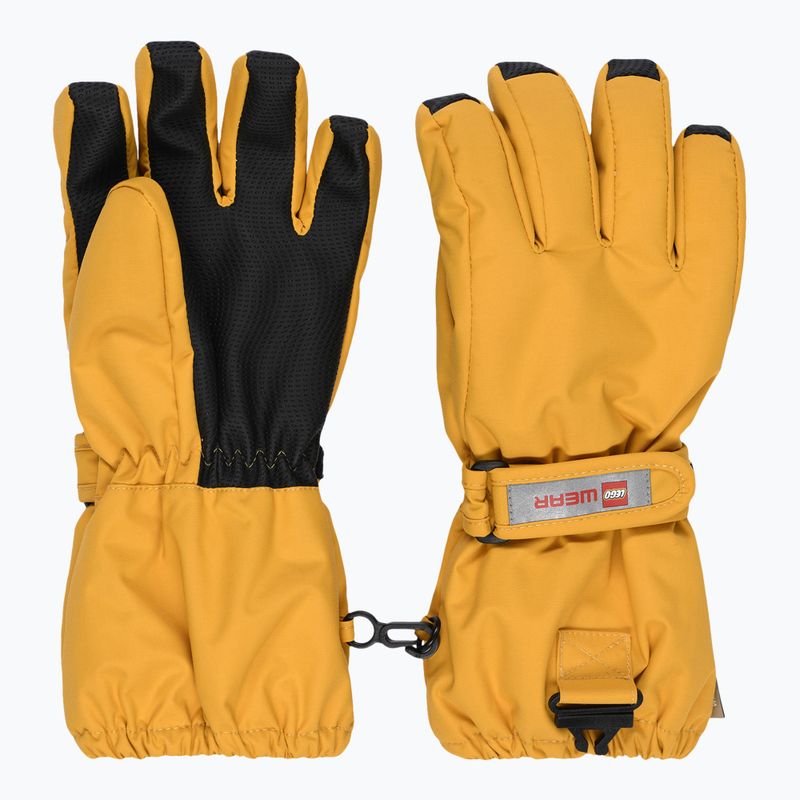Guanti da sci per bambini LEGO Lwatlin 700 giallo 5