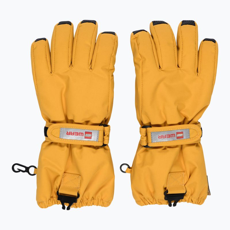 Guanti da sci per bambini LEGO Lwatlin 700 giallo 6