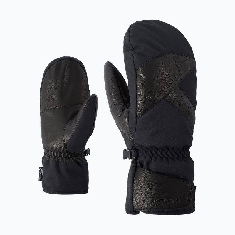 ZIENER Gettero As Aw Mitten guanti da snowboard da uomo nero 211002.12 6