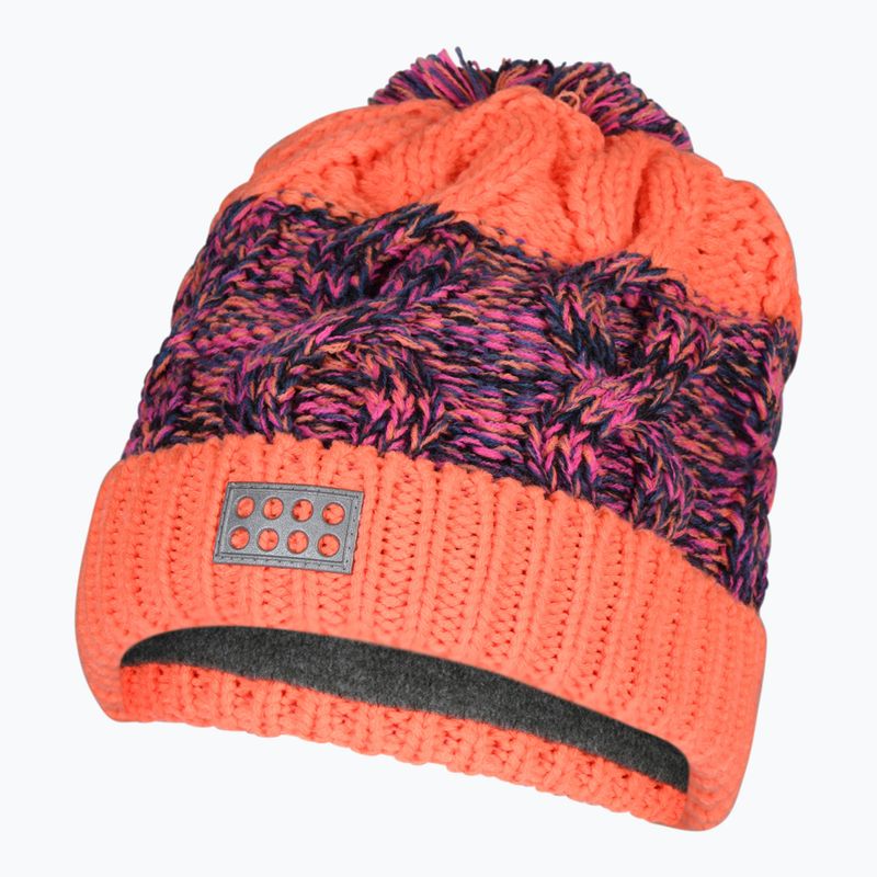 Berretto invernale LEGO Lwazun per bambini 713 arancione neon 5