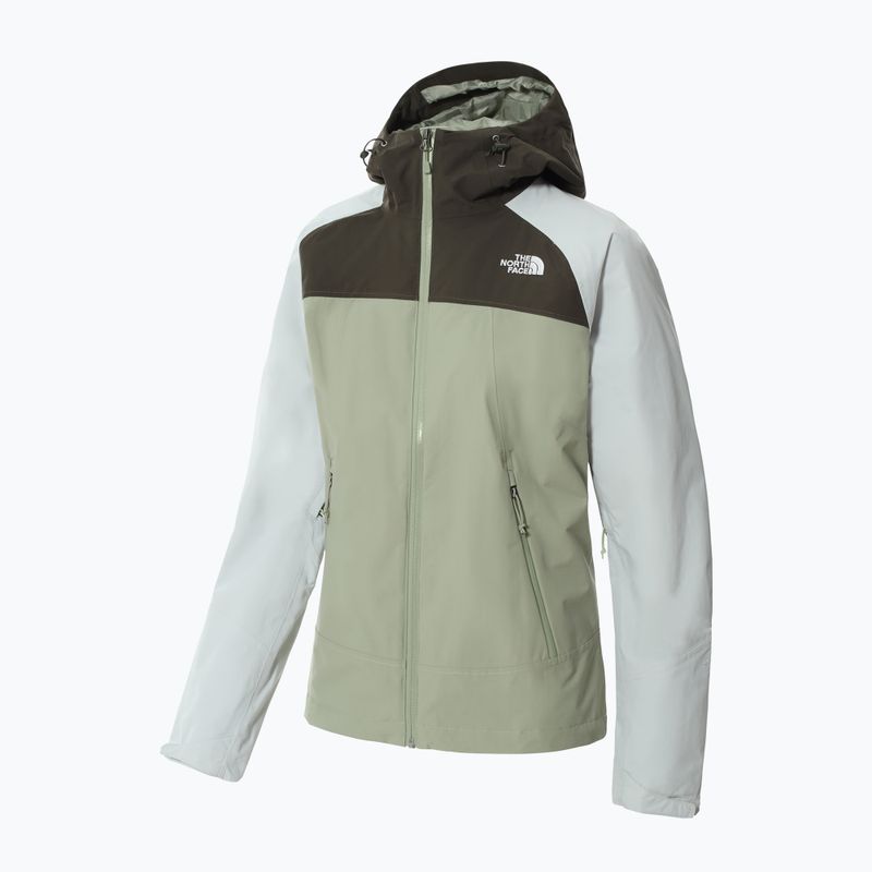 Giacca antipioggia da donna The North Face Stratos verde tè/nuova taupe verde/grigio stagno 11