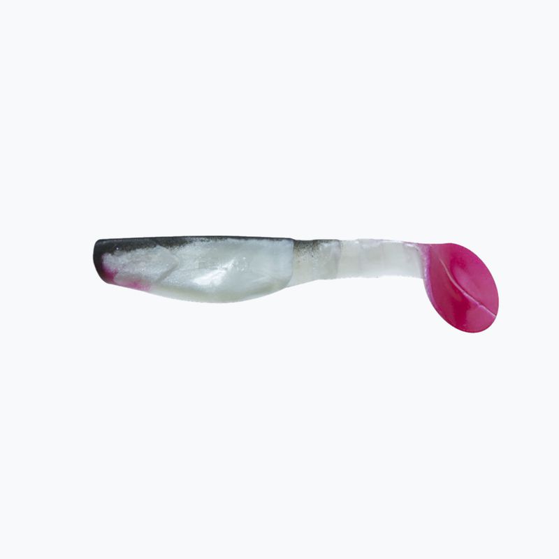 Relax Terminator 3 Red Tail esca in gomma 4 pezzi nero/bianco perla