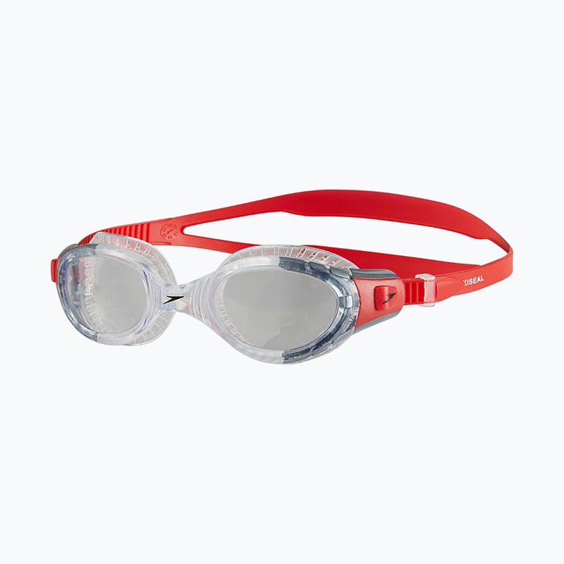 Occhiali da nuoto Speedo Futura Biofuse Flexiseal rosso lava/chiaro 5