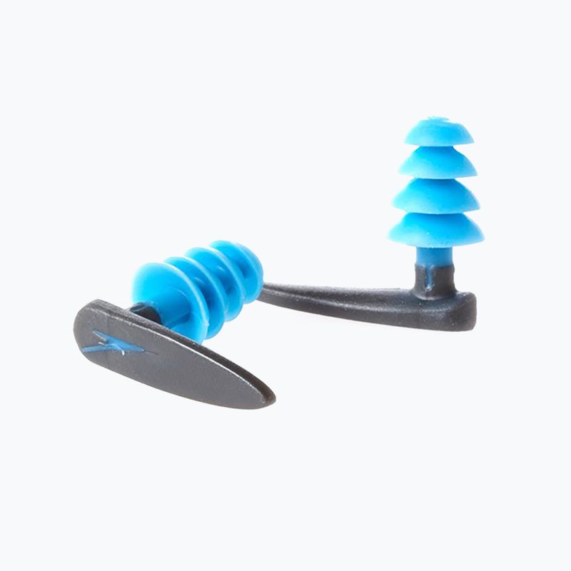 Speedo Biofuse Aquatic Tappi per le orecchie grigio scuro/blu