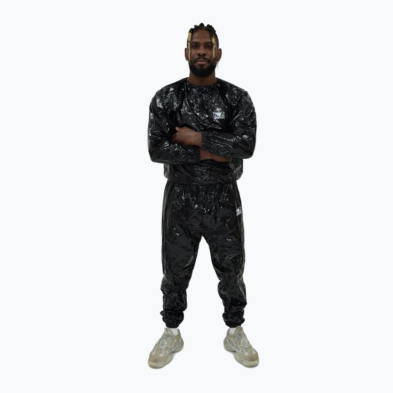 Tuta da sauna Bad Boy da uomo BBE00026 nero/bianco
