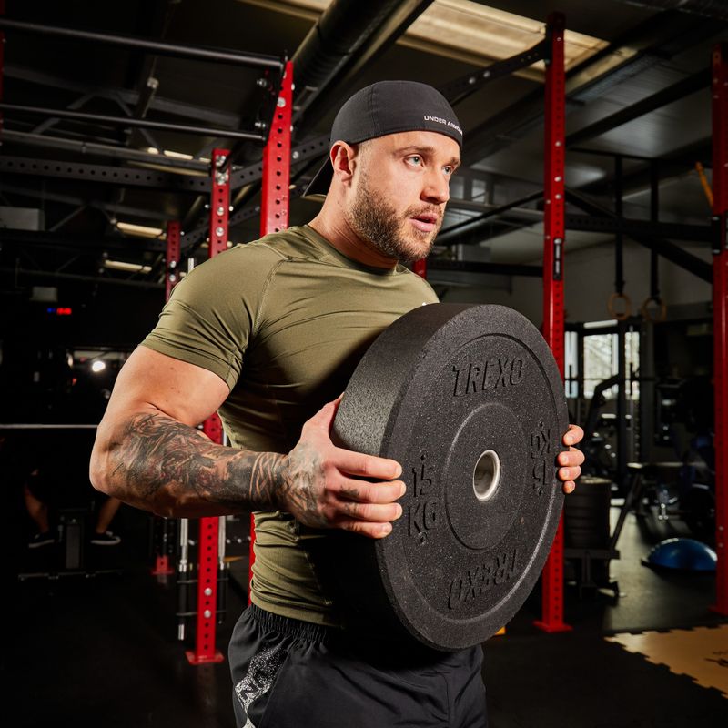 Peso olimpico XTREXO TRX-BMP015 15 kg nero 5