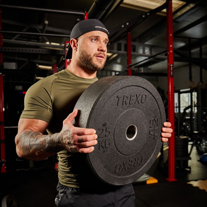 Peso olimpico XTREXO TRX-BMP025 25 kg nero 6