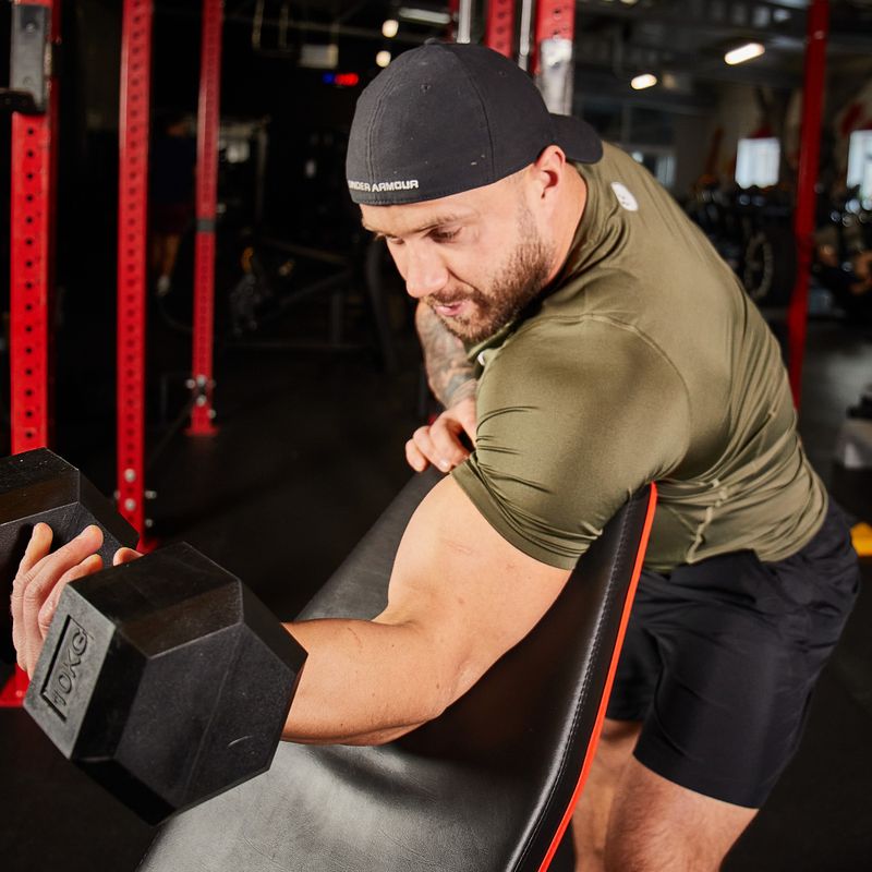 Manubri gommati XTREXO Hex da 10 kg 7