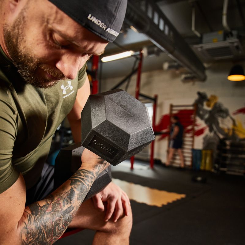 Manubri gommati XTREXO Hex 15 kg 7