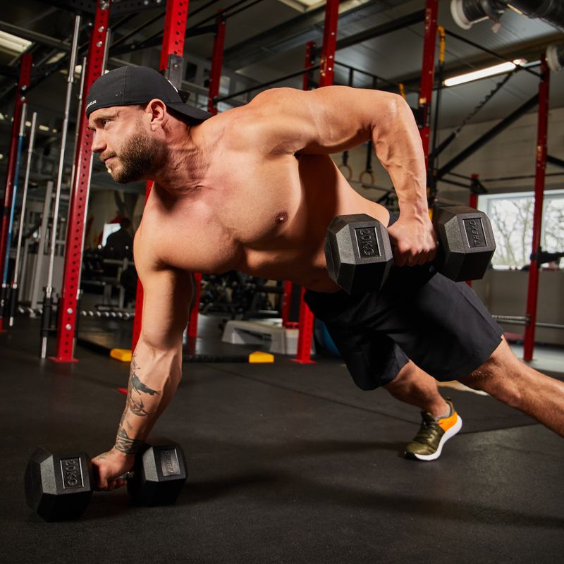 Manubri gommati XTREXO Hex 20 kg 10