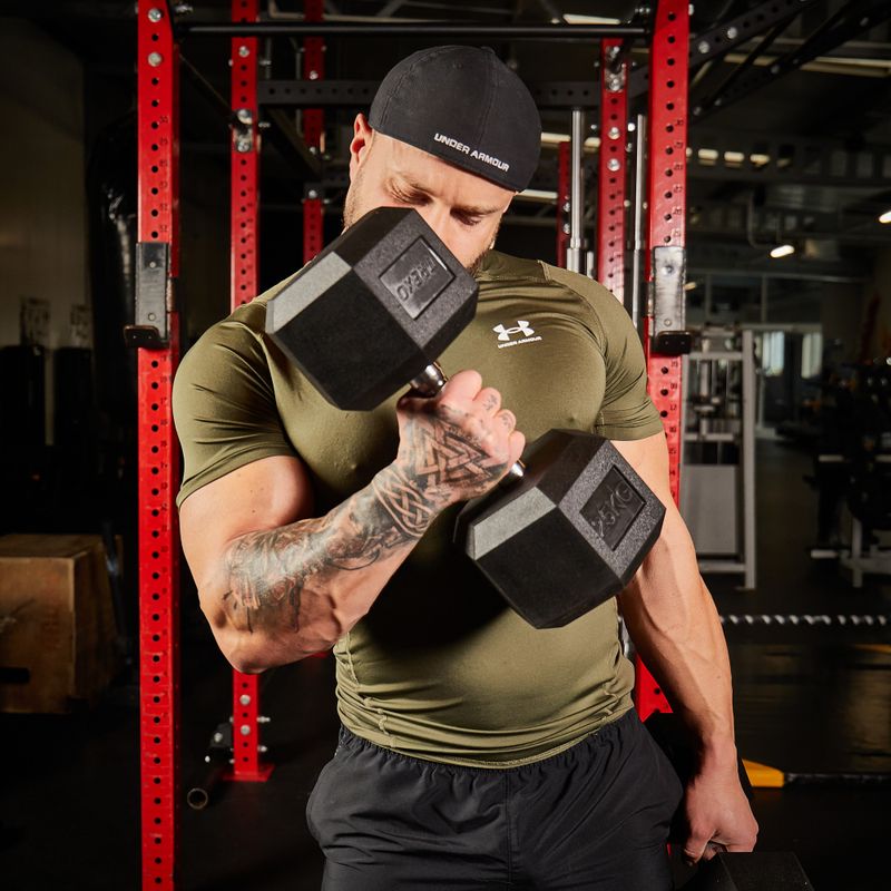 Manubri gommati XTREXO Hex 25 kg 7