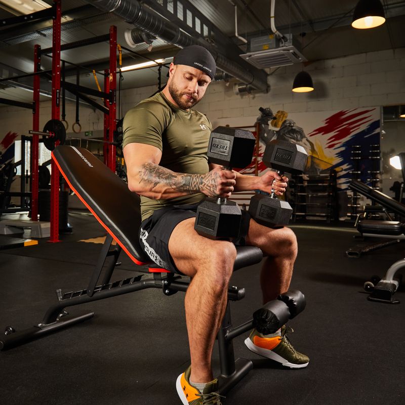 Manubri gommati XTREXO Hex 25 kg 9