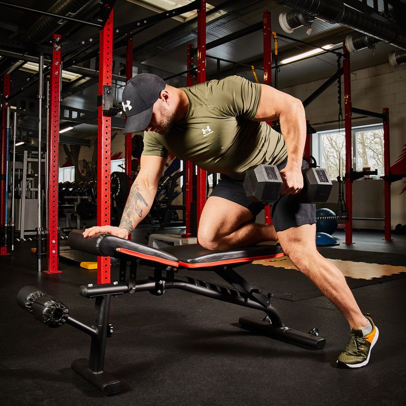 XTREXO B100 panca da allenamento nera 6