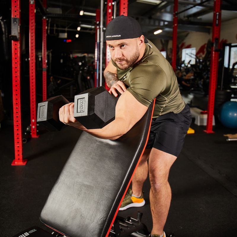 XTREXO B100 panca da allenamento nera 8