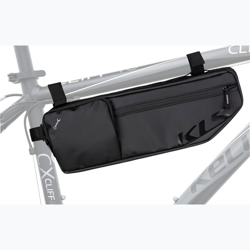 Borsa da telaio per bicicletta Kellys Maya 2,8 l nera 2