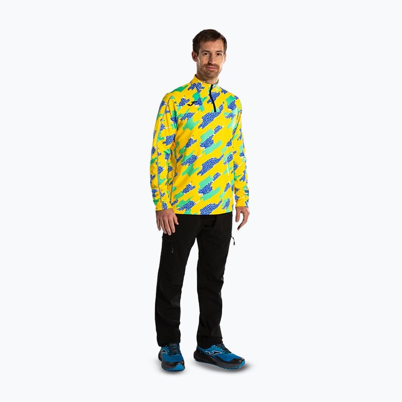 Felpa da running Joma R-Trail Nature da uomo, giallo 2