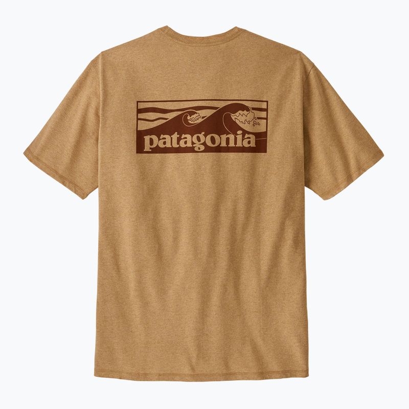 Maglietta da uomo Patagonia Boardshort Logo Pocket Responsibili talon oro 3