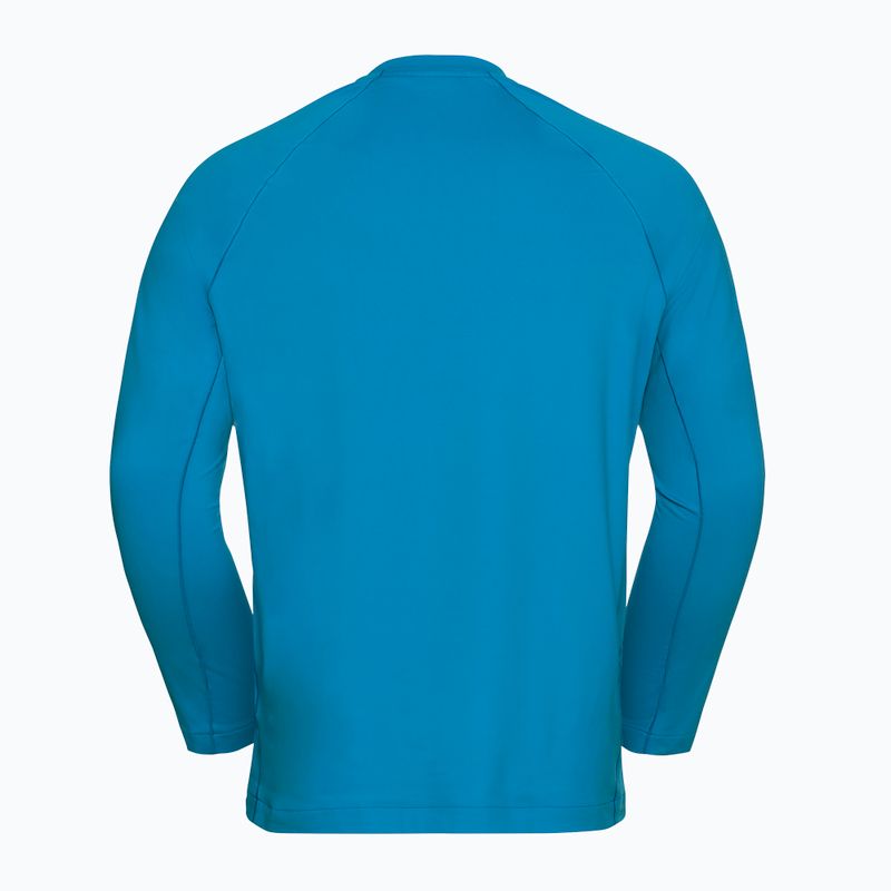 Maglia a maniche lunghe da uomo Jack Wolfskin Prelight Trail Crew aurora blue 6