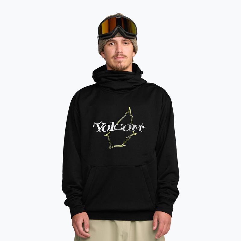 Felpa da snowboard uomo Volcom Hydro Riding Hoodie black