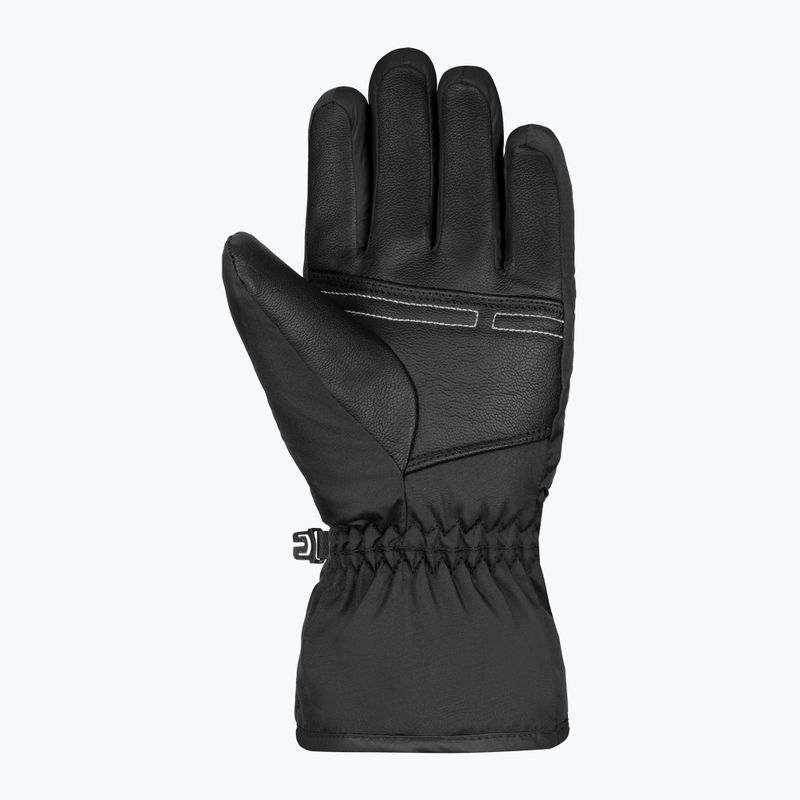 Guanti da sci per bambini Reusch Alan Junior black/white 4