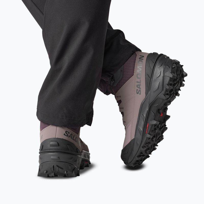 Scarpe da trekking donna Salomon Crosstrak Powder WP nine iron/shark 7