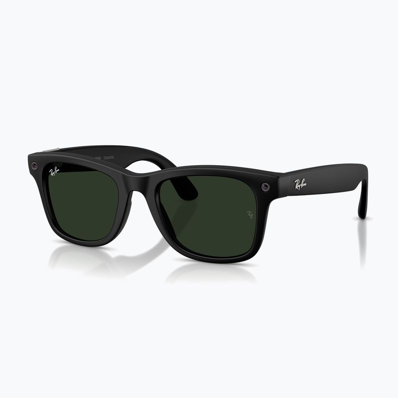 Occhiali con telecamera Ray-Ban Meta Wayfarer matte black/trs g.green 7