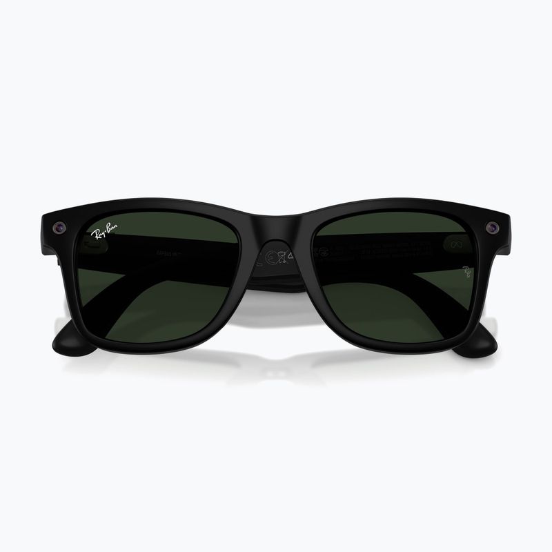 Occhiali con telecamera Ray-Ban Meta Wayfarer matte black/trs g.green 9