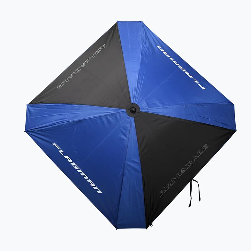 Ombrello da pesca Flagman Armadale Square nero/blu 2
