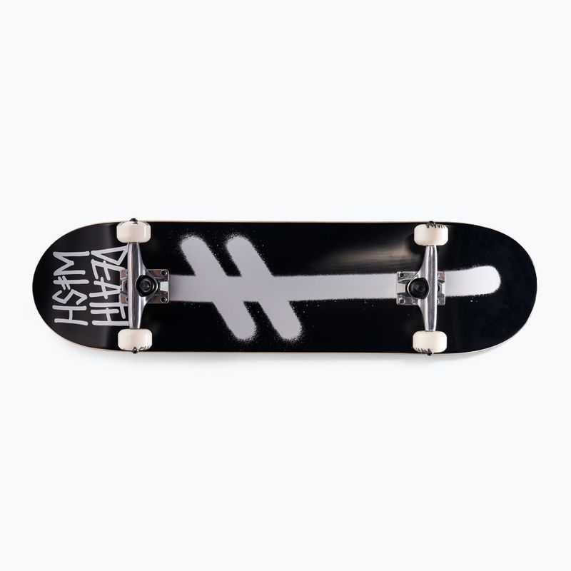 Deathwish Gang Logo skateboard classico nero/bianco