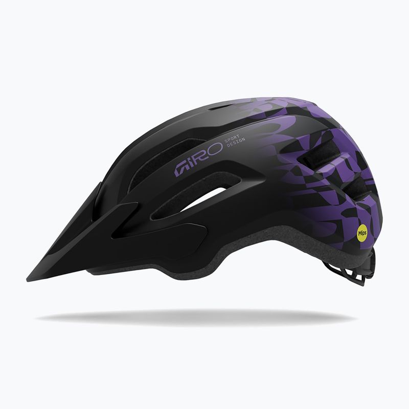 Casco da ciclismo Giro Fixture II MIPS matte black/purple rush 2