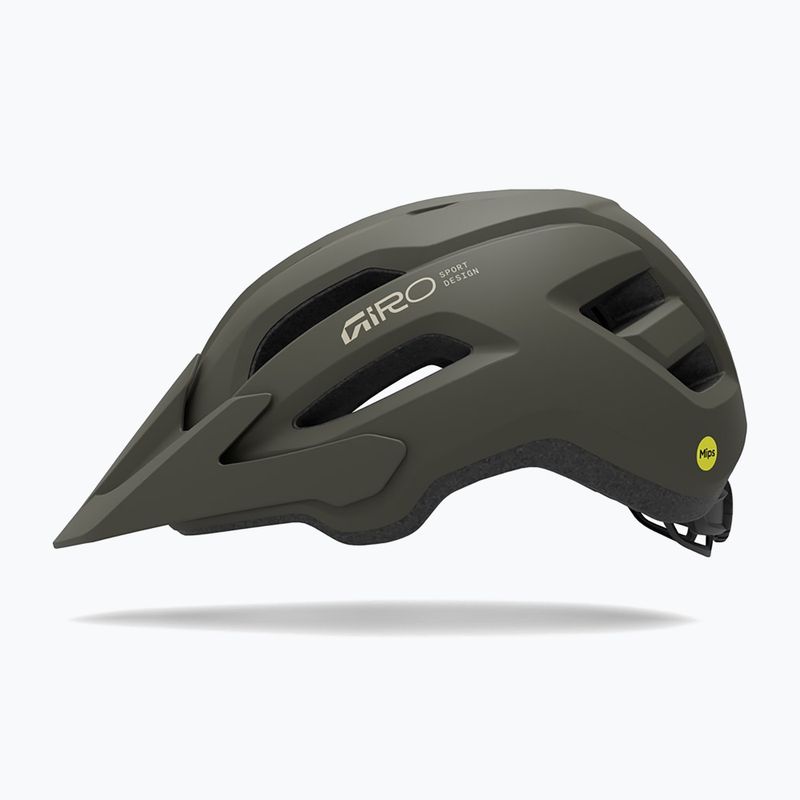 Casco da bici Giro Fixture II MIPS matte dark sage 2
