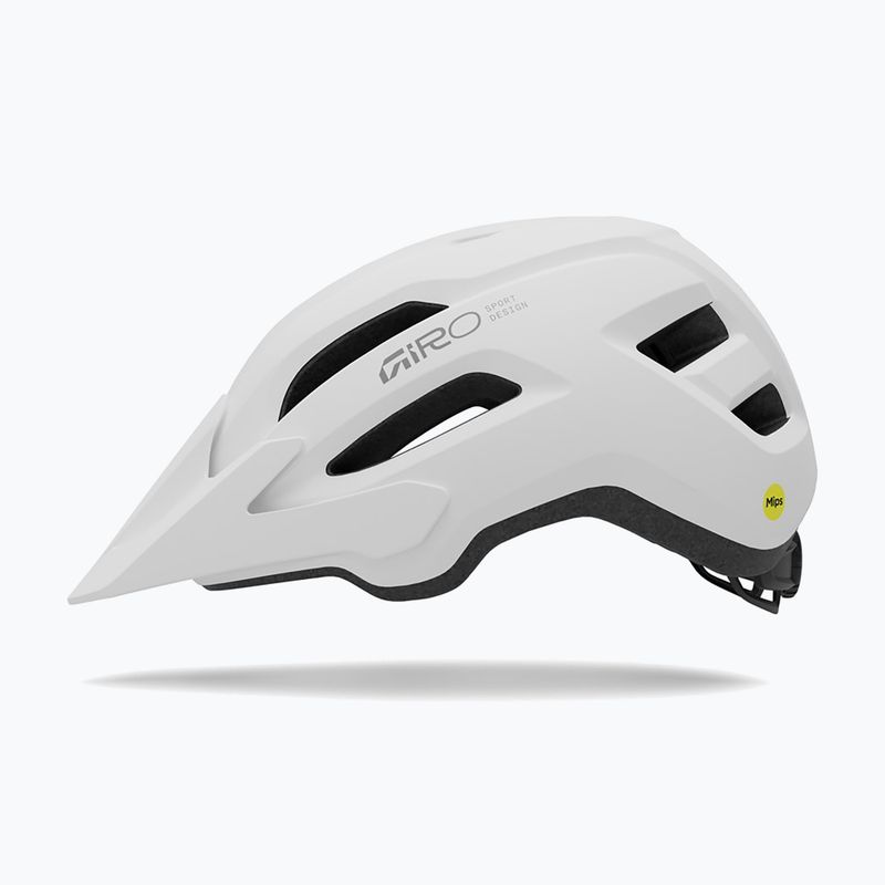 Casco da ciclismo Giro Fixture II MIPS matte white/grey 2