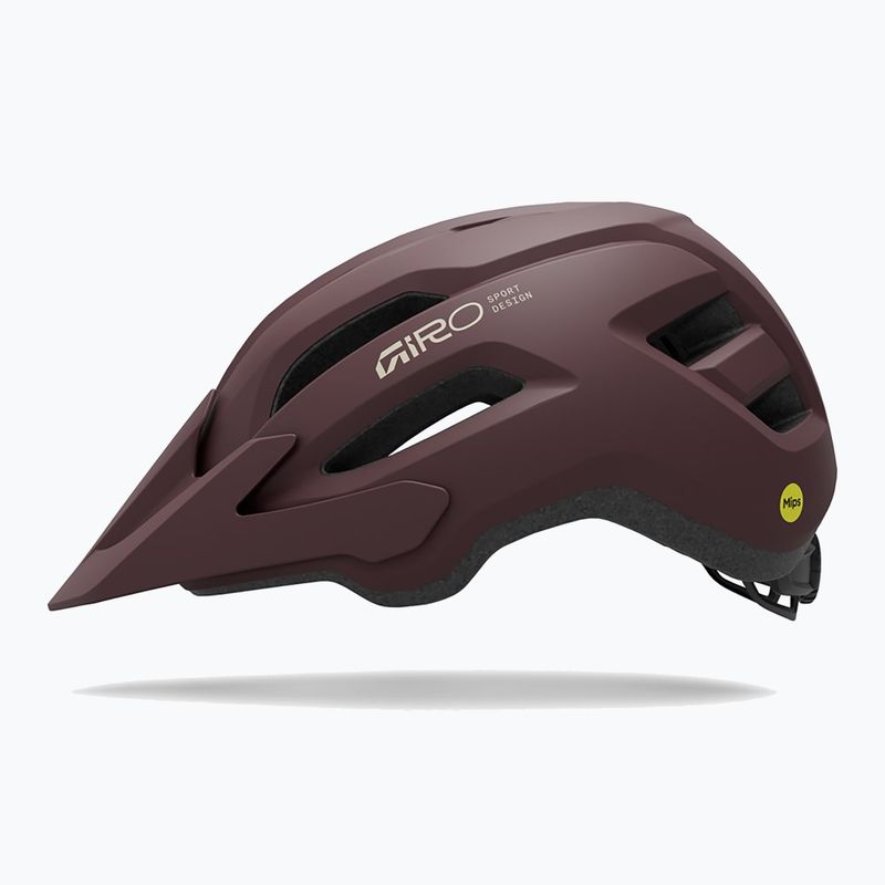 Casco da ciclismo Giro Fixture II MIPS W matte maroon 2
