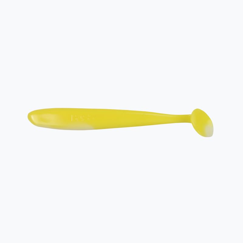 Esca in gomma Relax Bass 3 Laminato 4 pz. giallo/bianco