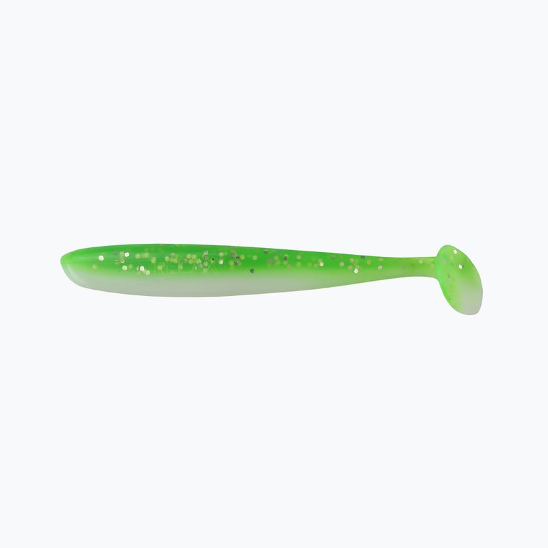 Relax Bass 3 Esca in gomma laminata 4 pezzi lime/hologram glitter/bianco