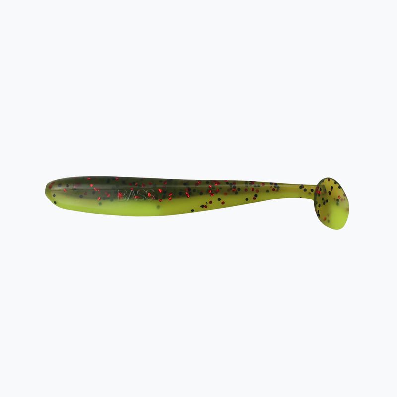 Relax Bass 3 Esca in gomma laminata 4 pezzi anguria/nero/rosso glitter/seta