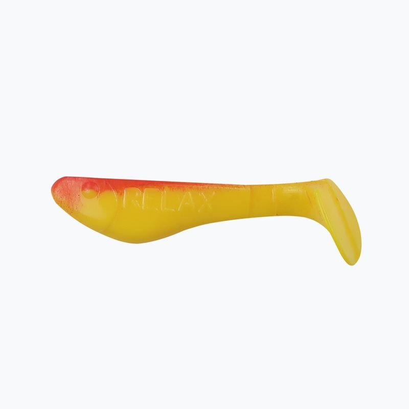 Esca in gomma Relax Zoccolo 1 Standard 8 pezzi rosso/giallo