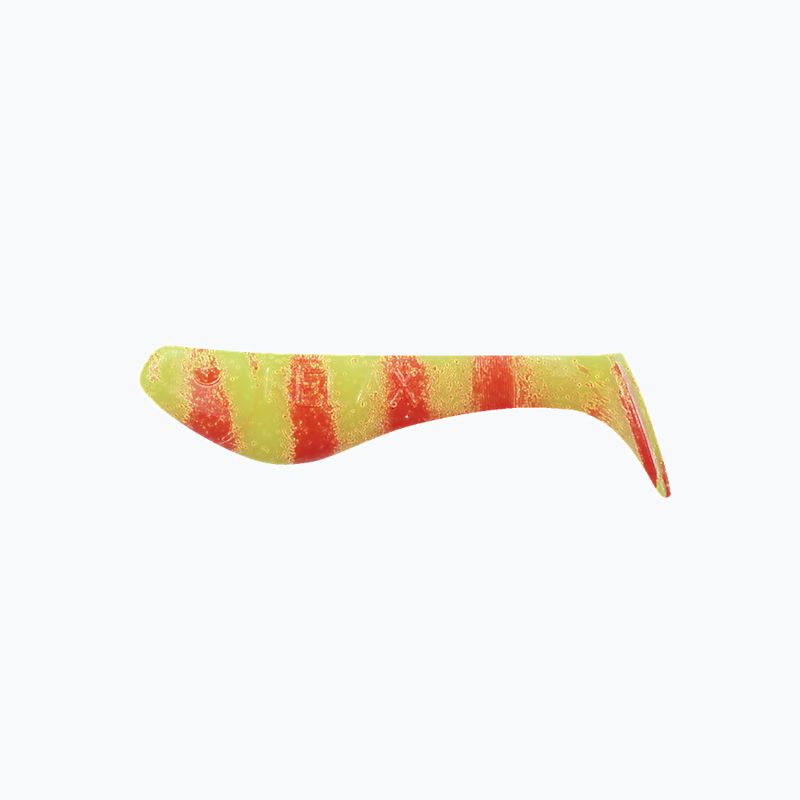 Esca in gomma Relax Hoof 1 Tiger Stripes 8 pezzi seta/rosso