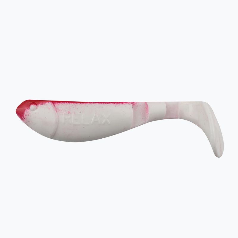 Esca in gomma Relax Zoccolo 2,5 Laminato 4 pezzi rosso/bianco