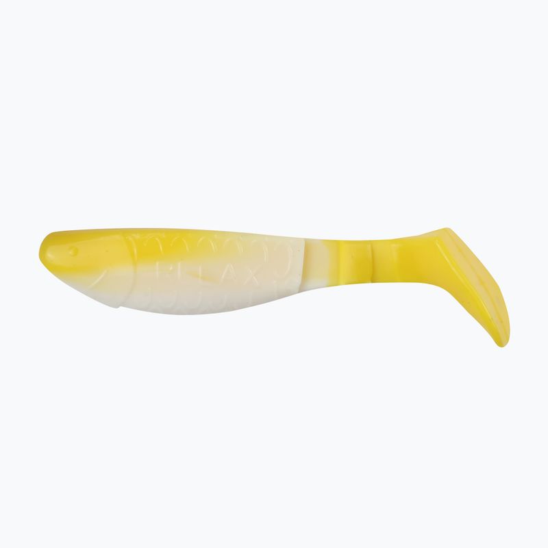 Esca in gomma Relax Zoccolo 3 Laminato 4 pz. giallo/bianco