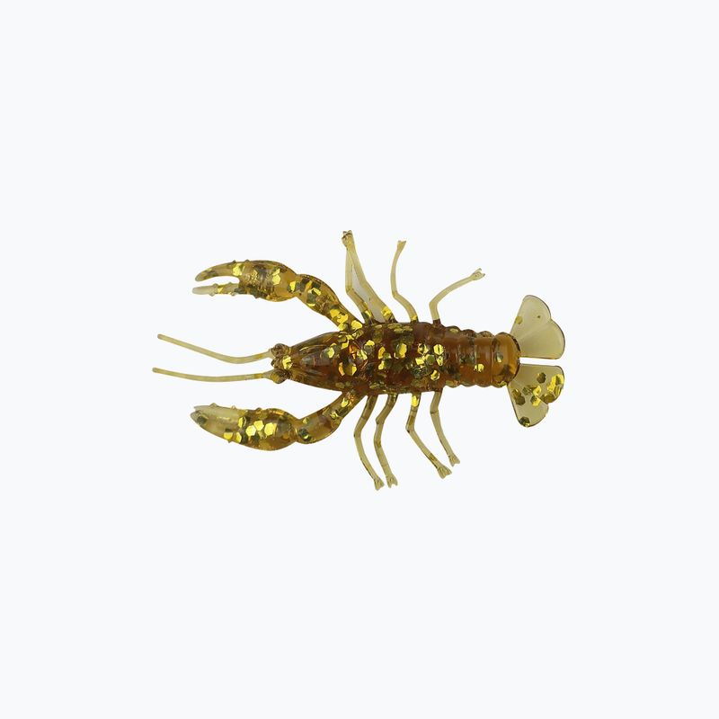 Esca in gomma Relax Crawfish 1 Standard 8 pz rootbeer/glitter oro