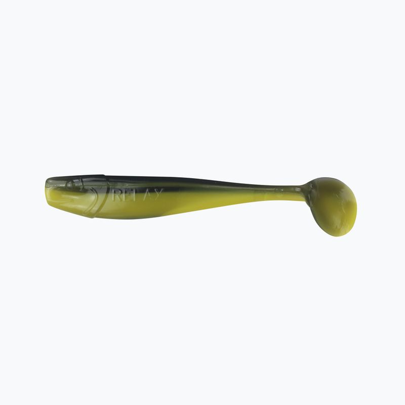 Relax Kingshad 3 Esca in gomma laminata 4 pezzi nero/giallo