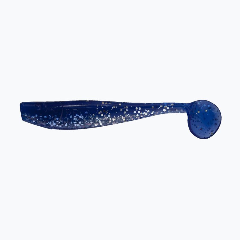 Relax Kingshad 3 Esca in gomma laminata 4 pezzi uva/chiaro/argento glitterato