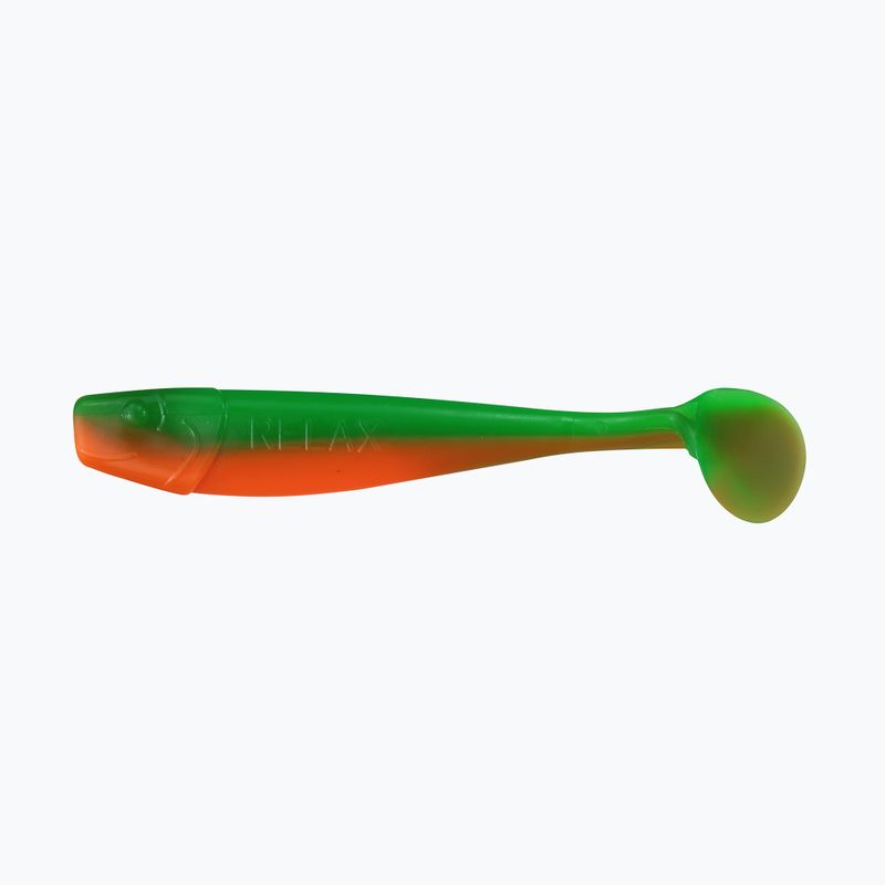 Relax Kingshad 4 Esca in gomma laminata 4 pezzi lime/arancio