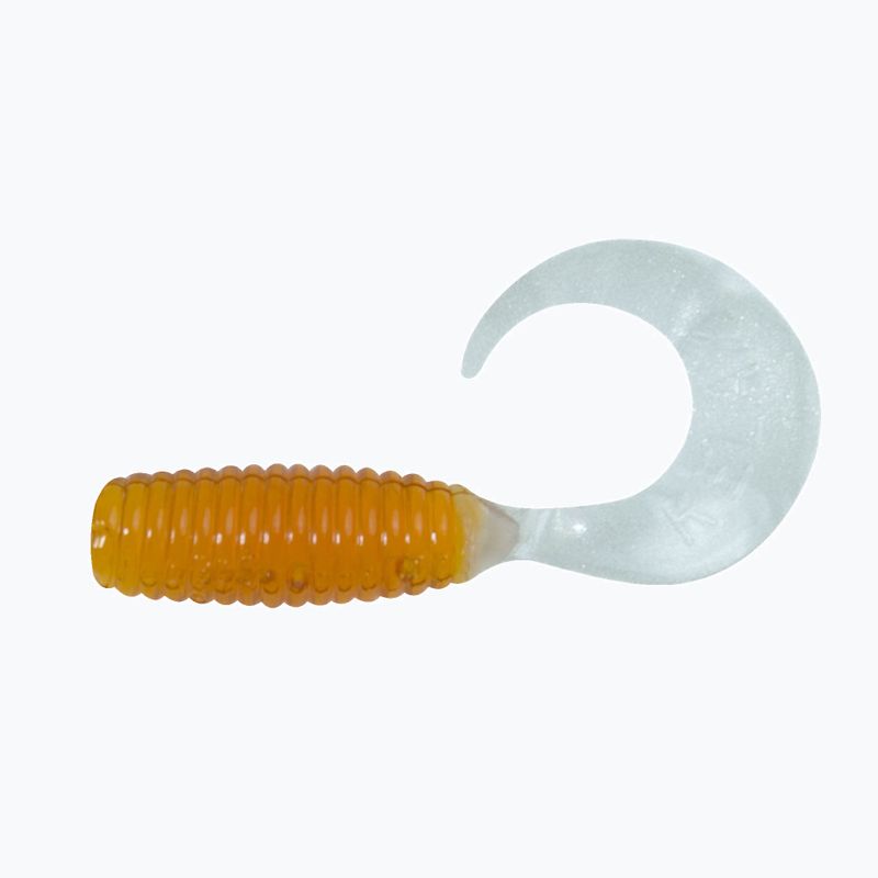 Esca in gomma Relax Twister VR1 Standard 8 pezzi rootbeer/bianco perla