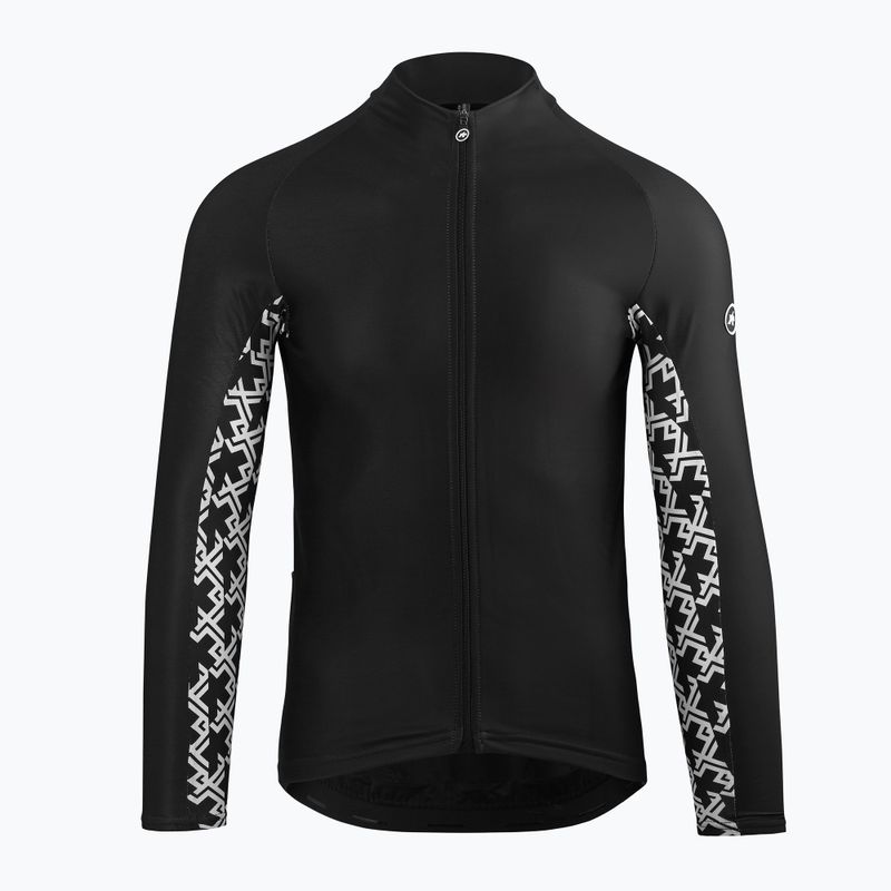 Felpa da ciclismo da uomo ASSOS Mille GT Spring Fall nero