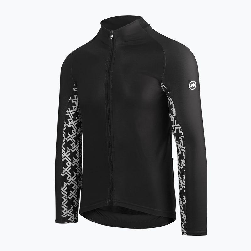 Felpa da ciclismo da uomo ASSOS Mille GT Spring Fall nero 2
