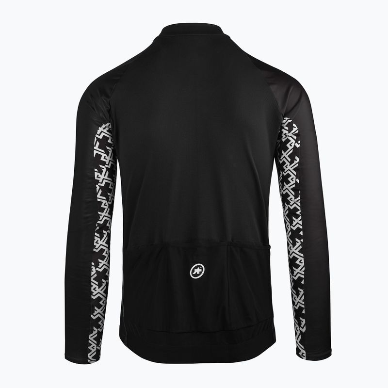 Felpa da ciclismo da uomo ASSOS Mille GT Spring Fall nero 3